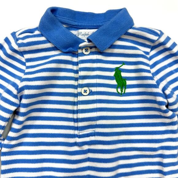 Ralph Lauren Striped Polo Coverall - Picture 2 of 10